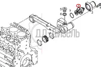 Термостат двигателя Deutz BF6M1013EC/ BF6M2012/ TCD2012/ TCD2013/ BF6M1015/ BF8M1015/ TCD2015V06/ TCD2015V08. Каталожный номер 04224846