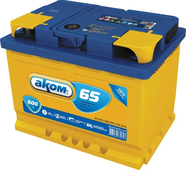 Аккумулятор АКОМ (Akom) 65.0 А/ч
