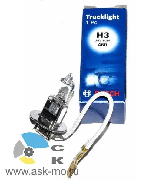 Лампа галогенная H3 7 Bosch