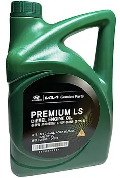 Масло моторное HYUNDAI Premium Diesel LS 5W30 (полусинтетика, 6л) 520000611 0520000611
