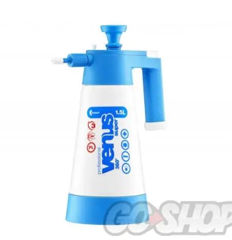 Бачок (опрыскиватель) Kwazar VENUS SUPER PRO+ голубой объем 1,5л. компрессионный, WTV.1435