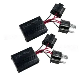 Фильтр помех CarProfi CP-CAN LED + IF H4 (H19) c функцией обманки, для установки светодиодных ламп головного света и птф