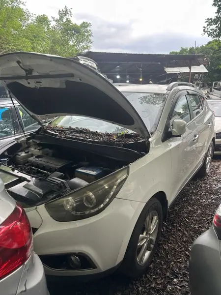 ЗЕРКАЛО HYUNDAI IX35 TUCSON ЛЕВОЕ 876102S540 белый, WAB YE172