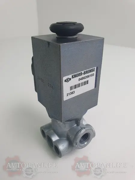 Клапан пневматический противобуксовочный 6213/5292 ЛиАЗ,АМАЗ KNORR-BREMSE 0486206103