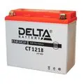 Аккумулятор мотоциклетный Delta CT 1218 YTX20-BS. YTX20H. YB16-B-CX. YB16-B. YB18-A 12V 18Ah AGM(залит и готов к применению)