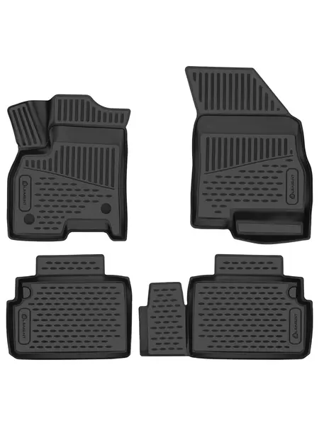 Коврики 3D в салон для CHERY Tiggo 8 Pro, 2021- / 8 Pro Max, 2022-/ Xcite X-Cross 8 2024-, внед. 4 шт (полиуретан) / Черри Тигго 8 Пр / Черри / Черри