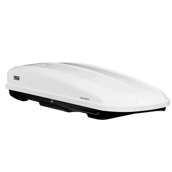 Автобокс Winner 585л (белый глянцевый) white glossy «Быстросъем» 2200х900х420 мм (арт.ET7585WG)