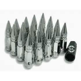 Гайка колесная Starleks M1/2-20 Хром высота 80 мм 6 луч., закр., 20 гаек + 1 спец.кл. в компл.
