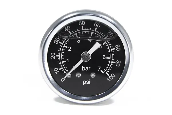 Манометр топливный 0-7 bar (черный); резьба 1/8 NPT папа; BLACKROCK LAB FPM-100BK