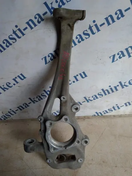 AU000046 Поворотный кулак передний левый Audi Q7 4M б/у оригинал 4M0407559 4M0407241J