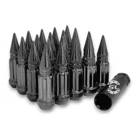 Гайка колесная Starleks M1/2-20 Титановый Хром высота 80 мм 6 луч., закр., 20 гаек + 1 спец.кл. в компл.