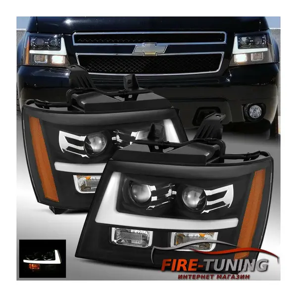 Линзованнные фары серии PRO Alpharex CHEVROLET Tahoe