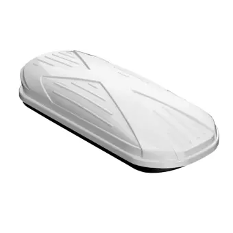 Автомобильный бокс Avag X белый глянец (430 л) 172х82x34 см