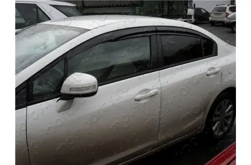 Дефлекторы боковых окон Mugen Honda Civic 9 седан