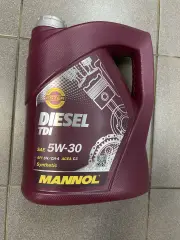 Масло моторное синтетика MANNOL DIESEL TDI 5w30 SN/CH4 5л