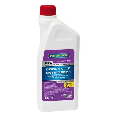 Антифриз RAVENOL OTC Protect C12+ Premix фиол. -40C (готовый) 1,5л