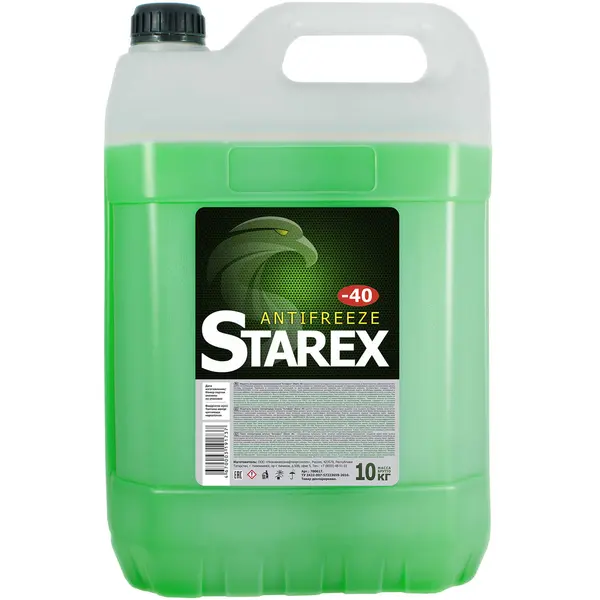 Антифриз зеленый готовый 5кг. STAREX