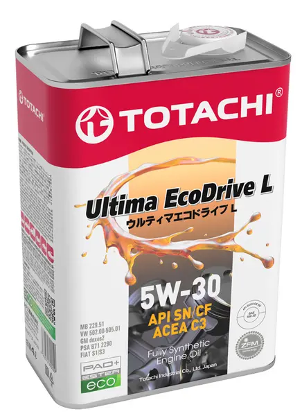 Масло моторное TOTACHI Ultima EcoDrive L SN/CF Синтетика 5W-30 4 л