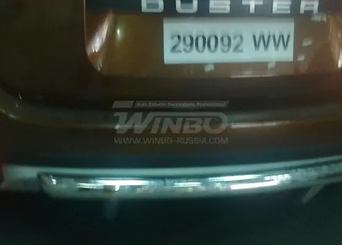 Защита заднего бампера Renault DUSTER 2010+ (только для версии 4x2)
