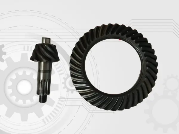 Главная пара 39/8 редуктора заднего моста 4.875 (колеса R19.5) JAC N120 2402B839-021 2402B839021