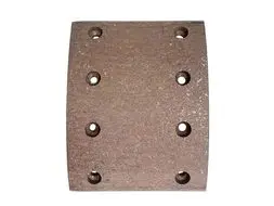 (К) Накладка тормозная FAW передняя 150x190 (1шт. 8 отв.) QINYAN RED (3502407-02)