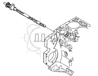 Рейка топливная двигателя Deutz BF6M1013EC. Каталожный номер 02112512