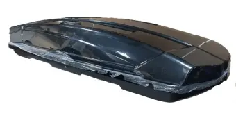 Автомобильный бокс Avag XXL черный глянец (750 л) 220х93x42 см