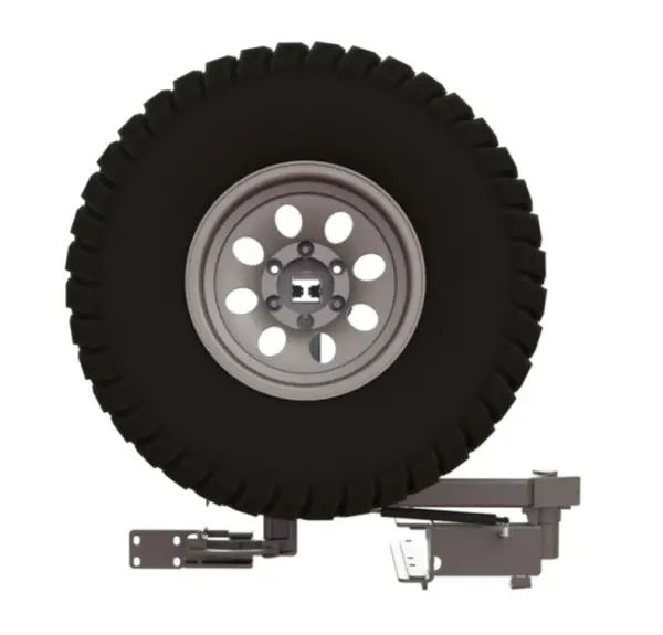 Калитка в штатный бампер Nissan Patrol Y61 1997- 2004 усиленная STC