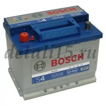 Аккумуляторная батарея Bosch Silver S4 обратной полярности 6СТ-60