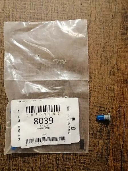 Лампа подсветки блока ЕСС 30739358