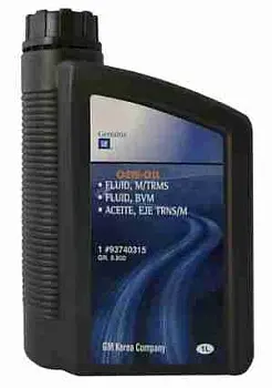 Масло гипоидное 75W90 для МКПП и редукторов арт. 93740315 GM
