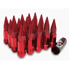 Гайка колесная Starleks M1/2-20 Красный Хром высота 80 мм 6 луч., закр., 20 гаек + 1 спец.кл. в компл.