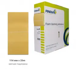 Finixa абразивная бумага SOFTBACK, рулон, 114ммX25m P800