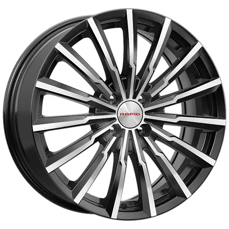 КиК Акцент 5,5x14 4x100 ET39 67,1 Алмаз черный