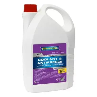 Антифриз RAVENOL OTC Protect C12+ -40C (готовый) 5л