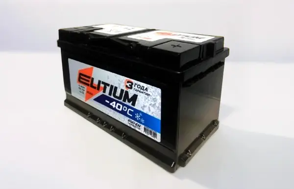 Автомобильный аккумулятор 12v емкость 85 Ач, обратная полярность, пусковой ток 800А, ELITIUM + зарядное устройство