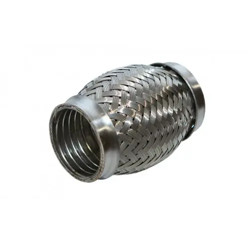 Гофра глушителя 45x100 трёхслойная Interlock AISI 201