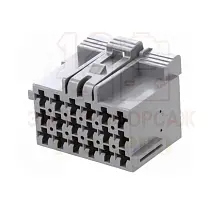 18 pin колодка гнездовая серая. Российский аналог 1-967624-1