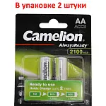 Аккумулятор AA: Ni-MH-BC2 (никель-металлгидридный) 2100mAh 1,2V CAMELION /2/24/480