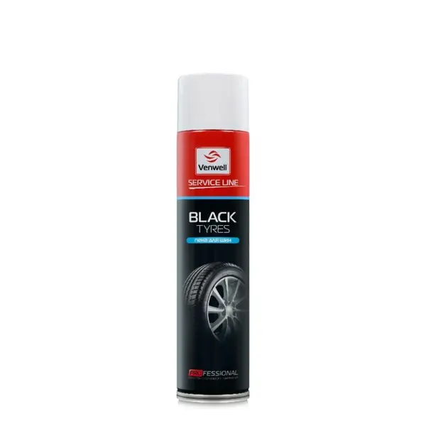 Пена для шин Black Tyres 600мл Venwell