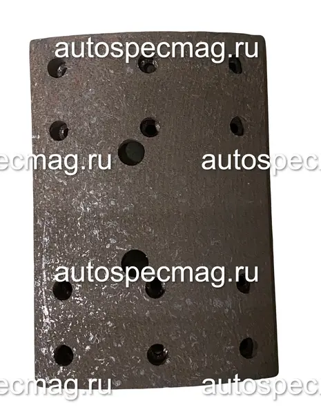 Накладка тормозная задняя, FAW, (162х220х14/19 12 отв.), верхняя, qin