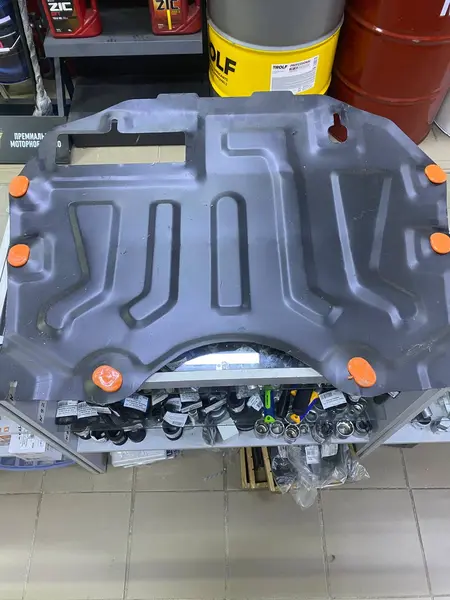 Защита картера двигателя и кпп Nissan Murano Z51 V-все (2008-2014) (Сталь 2 мм) Alfeco ALF1516st