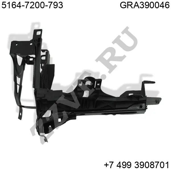 КРОНШТЕЙН КРЕПЛЕНИЯ ФАРЫ ЛЕВЫЙ (L) BMW 5' F10, 5' F10 LCI, 5' F11, 5' F11 LCI, 5' F18