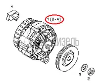 Генератор 04207939(01183626) двигателя Deutz BF4M1013 - BF6M1013