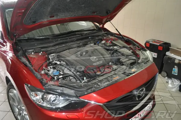 Амортизаторы (упоры) капота Mazda CX-5 (2011-2017) Aengineering