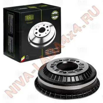 Барабан тормоза НИВА 2121-3502070 Trialli TF-058 (ПАРА) чугунные