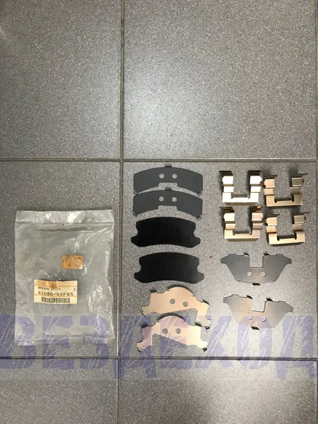 Накладки тормозных колодок NISSAN 41080-40F86 ALMERA N15 передних