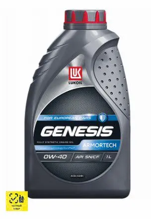 Масло моторное синтетика 0W40 Genesis Armotech SN/CF 1л ЛУКОЙЛ, 3150660