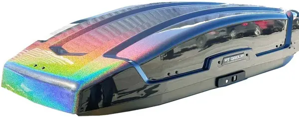 Автобокс ПТ Групп SPACE ДВУСТОРОННИЙ 490 л. 190x78x40 глянцевый ХАМЕЛЕОН UNI-XX-444102.96
