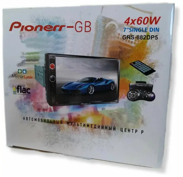 Автомагнитола Pioneer GRS-882DP5, Bluetooth, 1 din с 7-ми дюймовым сенсорным экраном - GRS-882DP5